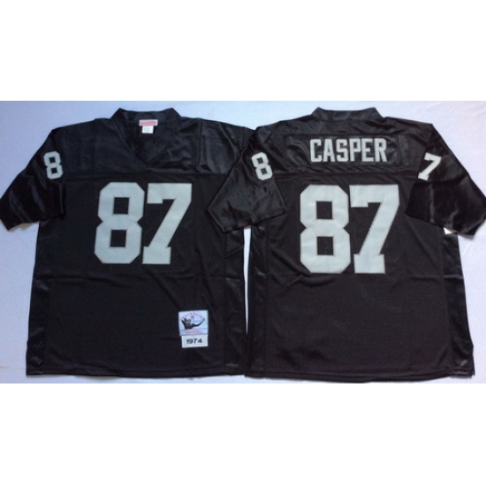 Mitchell And Ness Raiders #87 casper balck Throwback Stitched NFL Jersey Mitchell And Ness Raiders #87 casper balck Throwback Stitched NFL Jersey