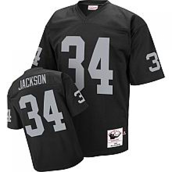 Mitchell & Ness Los Angeles Raiders 1987 34 Bo Jackson Authentic Throwback Jersey Mitchell & Ness Los Angeles Raiders 1987 34 Bo Jackson Authentic Throwback Jersey