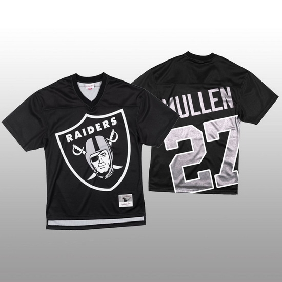 NFL Las Vegas Raiders 27 Trayvon Mullen Black Men Mitchell 26 Nell Big Face Fashion Limited NFL Jersey NFL Las Vegas Raiders 27 Trayvon Mullen Black Men Mitchell 26 Nell Big Face Fashion Limited NFL Jersey