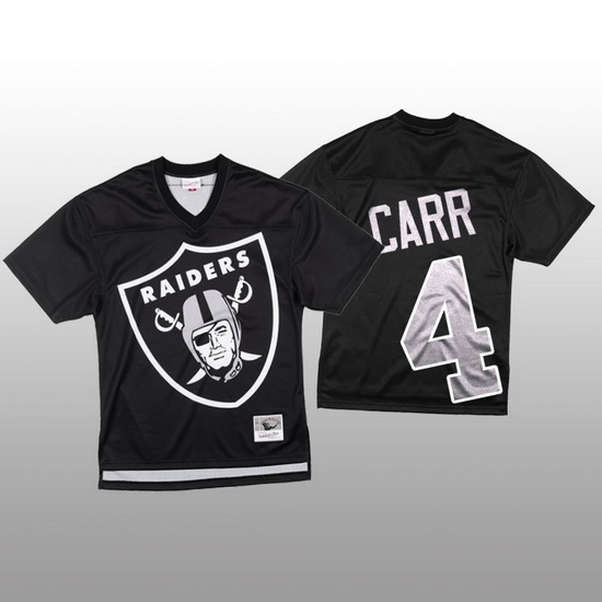 NFL Las Vegas Raiders 4 Derek Carr Black Men Mitchell 26 Nell Big Face Fashion Limited NFL Jersey NFL Las Vegas Raiders 4 Derek Carr Black Men Mitchell 26 Nell Big Face Fashion Limited NFL Jersey