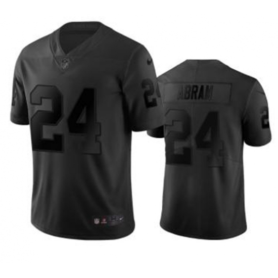Nike Las Vegas Raiders 24 Johnathan Abram All Black Vapor Untouchable Limited Jersey Nike Las Vegas Raiders 24 Johnathan Abram All Black Vapor Untouchable Limited Jersey