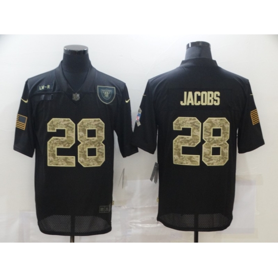 Nike Las Vegas Raiders 28 Josh Jacobs Black Camo 2020 Salute To Service Limited Jersey Nike Las Vegas Raiders 28 Josh Jacobs Black Camo 2020 Salute To Service Limited Jersey