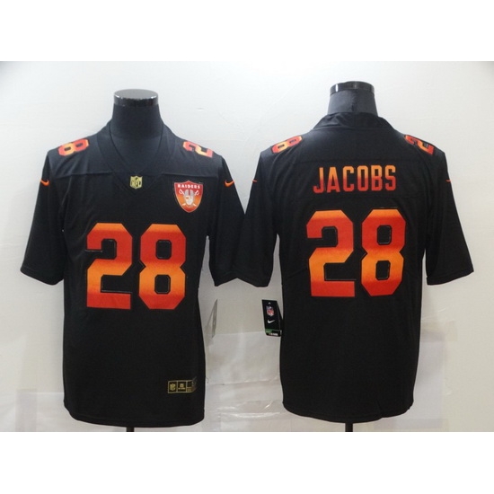 Nike Las Vegas Raiders 28 Josh Jacobs Black Colorful Fashion Limited Jersey Nike Las Vegas Raiders 28 Josh Jacobs Black Colorful Fashion Limited Jersey