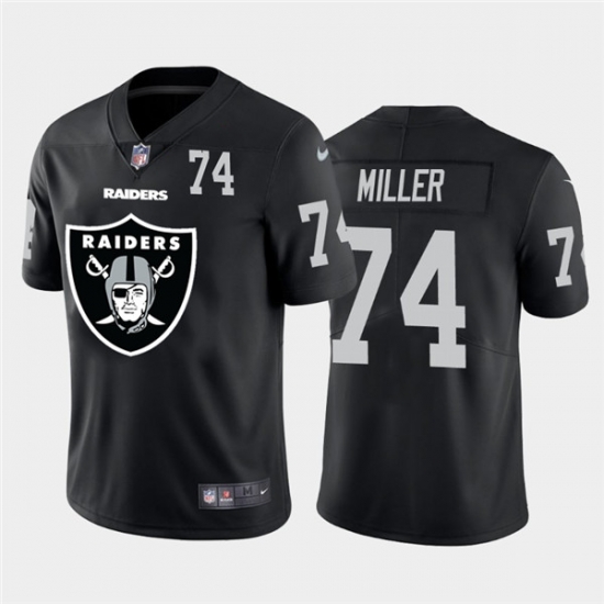 Nike Las Vegas Raiders 74 Kolton Miller Black Team Big Logo Number Vapor Untouchable Limited Jersey Nike Las Vegas Raiders 74 Kolton Miller Black Team Big Logo Number Vapor Untouchable Limited Jersey