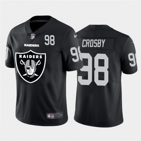 Nike Las Vegas Raiders 98 Maxx Crosby Black Team Big Logo Number Vapor Untouchable Limited Jersey Nike Las Vegas Raiders 98 Maxx Crosby Black Team Big Logo Number Vapor Untouchable Limited Jersey