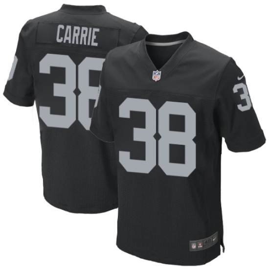 Nike NFL 38 Oakland Raiders T.J. Carrie Black Team Color Elite Mens Jersey Nike NFL 38 Oakland Raiders T.J. Carrie Black Team Color Elite Mens Jersey