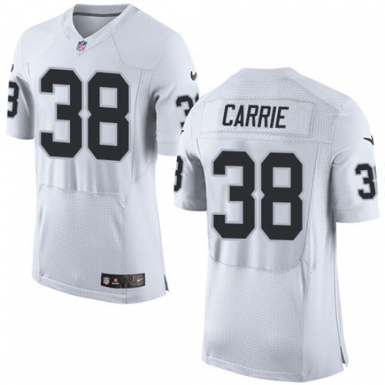 Nike NFL 38 Oakland Raiders T.J. Carrie White Team Color Elite Mens Jersey Nike NFL 38 Oakland Raiders T.J. Carrie White Team Color Elite Mens Jersey