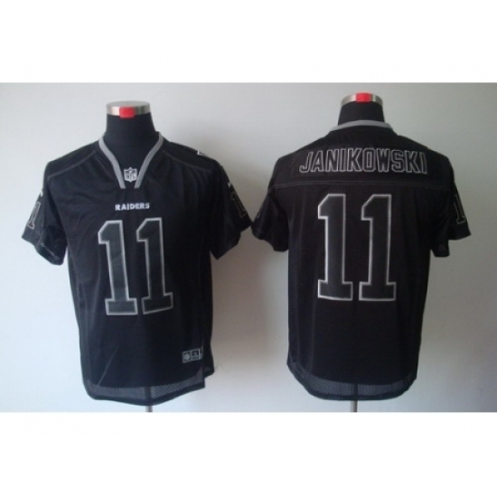 Nike Oakland Raiders 11 Sebastian Janikowski Black Elite Lights Out NFL Jersey Nike Oakland Raiders 11 Sebastian Janikowski Black Elite Lights Out NFL Jersey