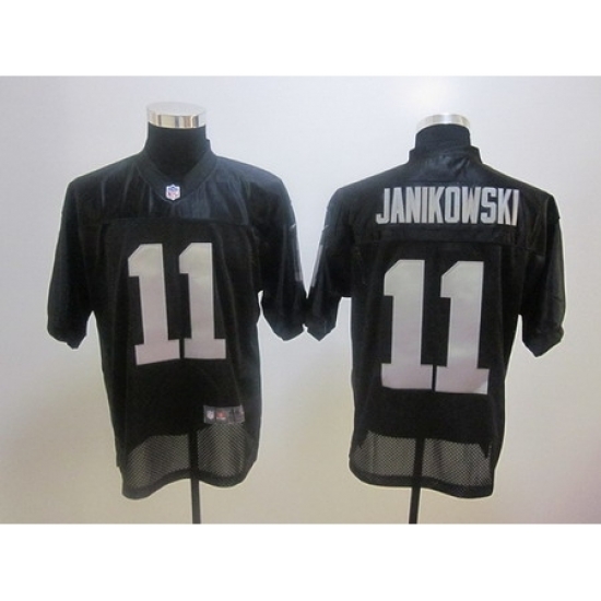 Nike Oakland Raiders 11 Sebastian Janikowski Black Elite NFL Jersey Nike Oakland Raiders 11 Sebastian Janikowski Black Elite NFL Jersey