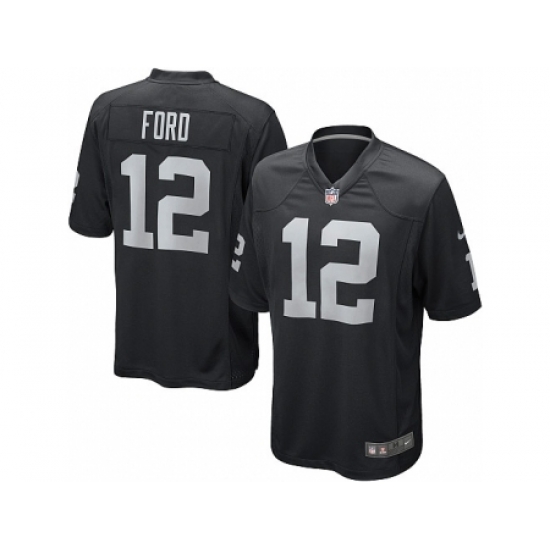 Nike Oakland Raiders 12 Jacoby Ford Black Game NFL Jersey Nike Oakland Raiders 12 Jacoby Ford Black Game NFL Jersey