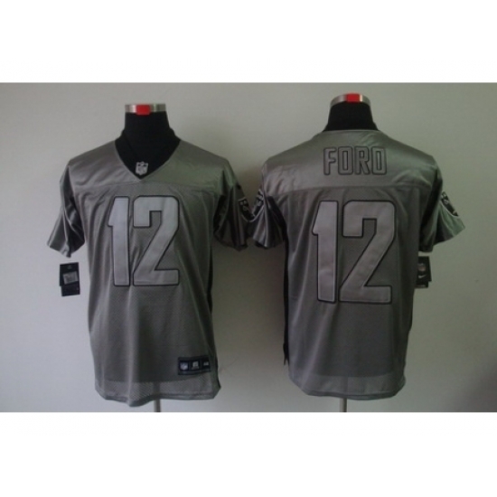 Nike Oakland Raiders 12 Jacoby Ford Grey Elite Shadow NFL Jersey Nike Oakland Raiders 12 Jacoby Ford Grey Elite Shadow NFL Jersey