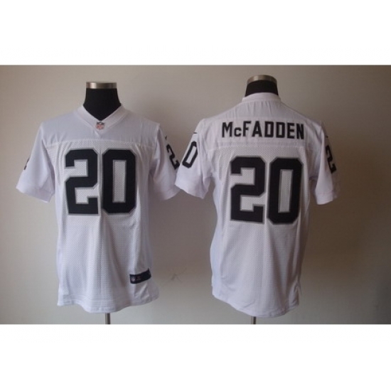 Nike Oakland Raiders 20 Darren McFadden White Elite NFL Jersey Nike Oakland Raiders 20 Darren McFadden White Elite NFL Jersey