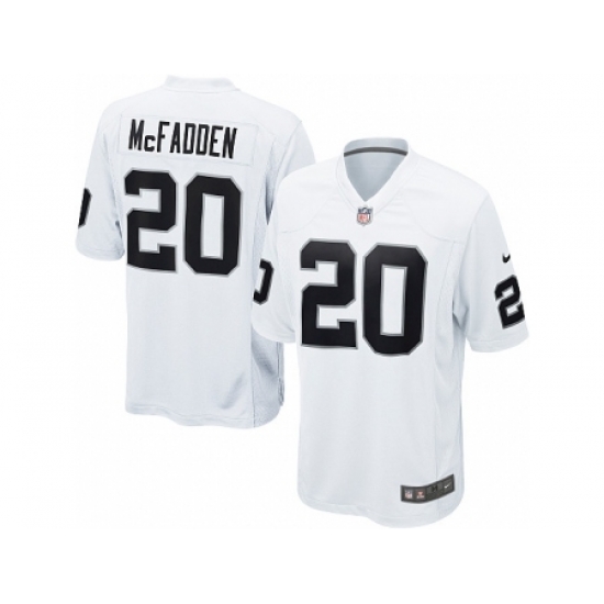Nike Oakland Raiders 20 Darren McFadden White Game NFL Jersey Nike Oakland Raiders 20 Darren McFadden White Game NFL Jersey