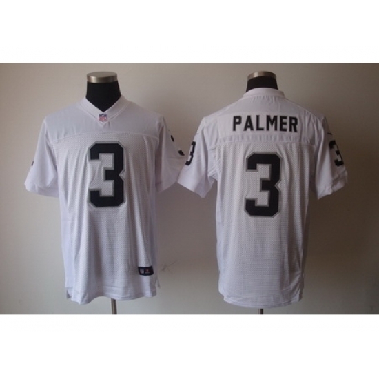 Nike Oakland Raiders 3 Carson Palmer White Elite NFL Jersey Nike Oakland Raiders 3 Carson Palmer White Elite NFL Jersey