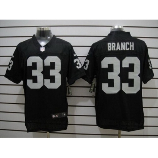 Nike Oakland Raiders 33 Tyvon Branch Black Elite NFL Jersey Nike Oakland Raiders 33 Tyvon Branch Black Elite NFL Jersey