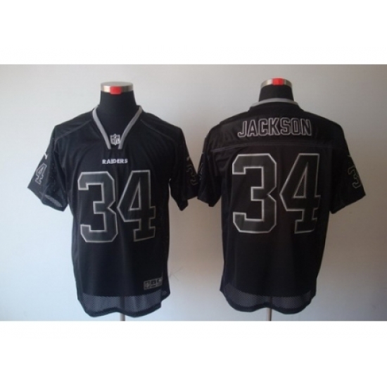 Nike Oakland Raiders 34 Bo.Jackson Black Elite Lights Out NFL Jersey Nike Oakland Raiders 34 Bo.Jackson Black Elite Lights Out NFL Jersey