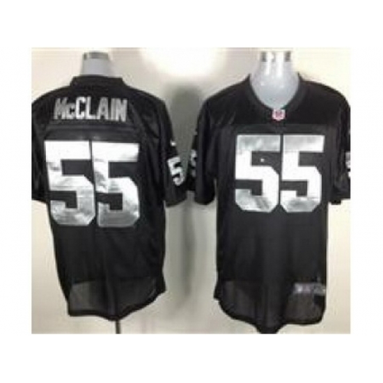 Nike Oakland Raiders 55 Rolando McClain Black Elite NFL Jersey Nike Oakland Raiders 55 Rolando McClain Black Elite NFL Jersey