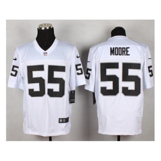 Nike Oakland Raiders 55 Sio Moore White Elite NFL Jersey Nike Oakland Raiders 55 Sio Moore White Elite NFL Jersey