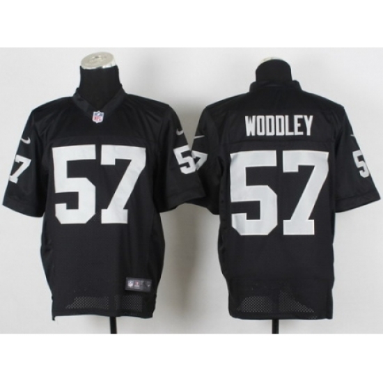 Nike Oakland Raiders 57 LaMarr Woddley Black Elite NFL Jersey Nike Oakland Raiders 57 LaMarr Woddley Black Elite NFL Jersey
