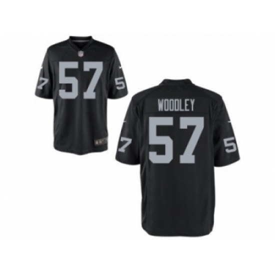 Nike Oakland Raiders 57 LaMarr Woddley black game NFL Jersey Nike Oakland Raiders 57 LaMarr Woddley black game NFL Jersey