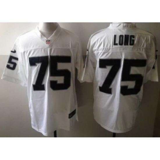 Nike Oakland Raiders 75 Howie Long White Elite NFL Jersey Nike Oakland Raiders 75 Howie Long White Elite NFL Jersey