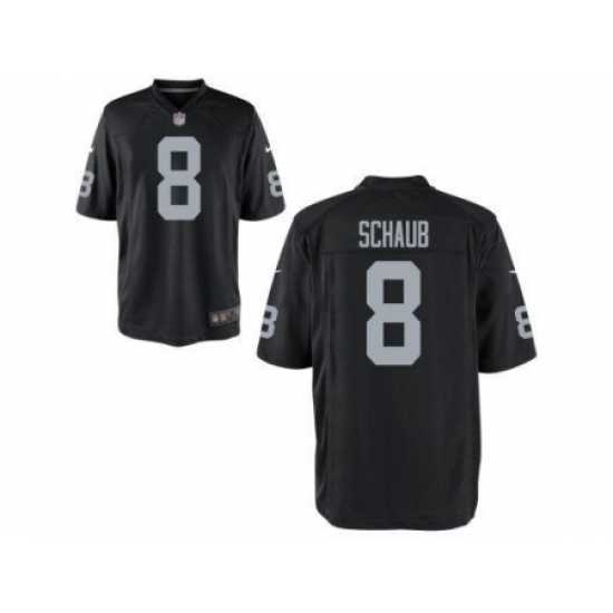 Nike Oakland Raiders 8 Matt Schaub Black Game NFL Jersey Nike Oakland Raiders 8 Matt Schaub Black Game NFL Jersey