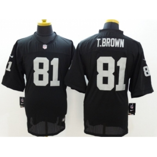 Nike Oakland Raiders 81 Tim Brown black Elite NFL Jersey Nike Oakland Raiders 81 Tim Brown black Elite NFL Jersey