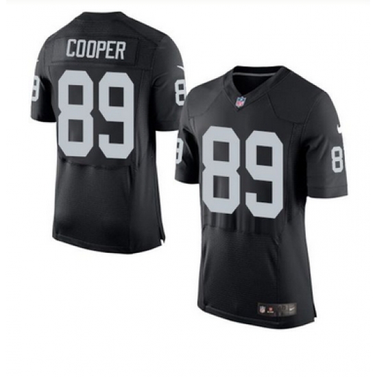 Nike Oakland Raiders #89 Amari Cooper Black Team Color Men 27s Stitched NFL New Elite Jersey Nike Oakland Raiders #89 Amari Cooper Black Team Color Men 27s Stitched NFL New Elite Jersey