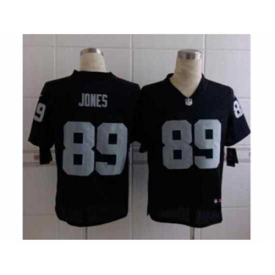 Nike Oakland Raiders 89 James Jones Black Elite NFL Jersey Nike Oakland Raiders 89 James Jones Black Elite NFL Jersey