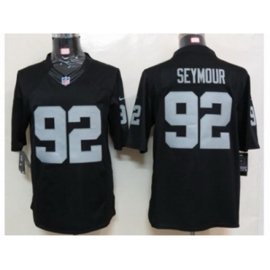 Nike Oakland Raiders 92 Richard Seymour black Limited NFL Jersey Nike Oakland Raiders 92 Richard Seymour black Limited NFL Jersey