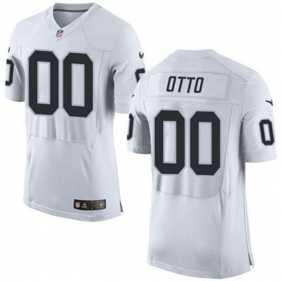 Nike Raiders #00 Jim Otto White Mens Stitched NFL New Elite Jersey Nike Raiders #00 Jim Otto White Mens Stitched NFL New Elite Jersey
