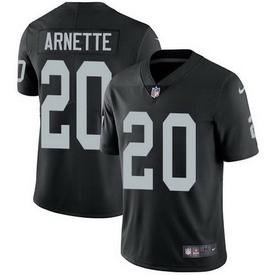 Nike Raiders 20 Damon Arnette Black Team Color Men Stitched NFL Vapor Untouchable Limited Jersey Nike Raiders 20 Damon Arnette Black Team Color Men Stitched NFL Vapor Untouchable Limited Jersey