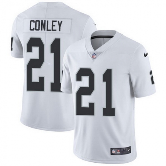 Nike Raiders #21 Gareon Conley White Mens Stitched NFL Vapor Untouchable Limited Jersey Nike Raiders #21 Gareon Conley White Mens Stitched NFL Vapor Untouchable Limited Jersey