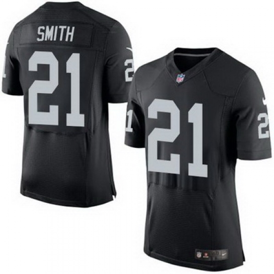 Nike Raiders #21 Sean Smith Black Team Color Mens Stitched NFL New Elite Jersey Nike Raiders #21 Sean Smith Black Team Color Mens Stitched NFL New Elite Jersey