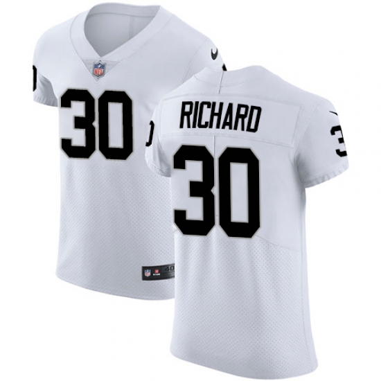 Nike Raiders #30 Jalen Richard White Mens Stitched NFL Vapor Untouchable Elite Jersey Nike Raiders #30 Jalen Richard White Mens Stitched NFL Vapor Untouchable Elite Jersey