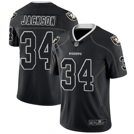 Nike Raiders 34 Bo Jackson Black Shadow Legend Limited Jersey Nike Raiders 34 Bo Jackson Black Shadow Legend Limited Jersey