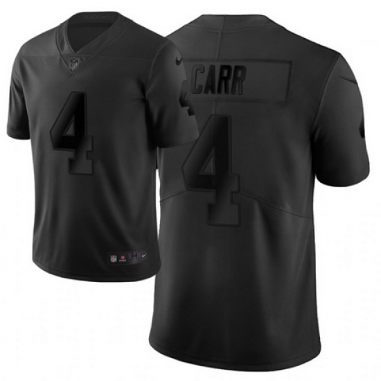Nike Raiders 4 Derek Carr Black City Edition Vapor Untouchable Limited Jersey Nike Raiders 4 Derek Carr Black City Edition Vapor Untouchable Limited Jersey