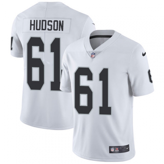 Nike Raiders #61 Rodney Hudson White Mens Stitched NFL Vapor Untouchable Limited Jersey Nike Raiders #61 Rodney Hudson White Mens Stitched NFL Vapor Untouchable Limited Jersey