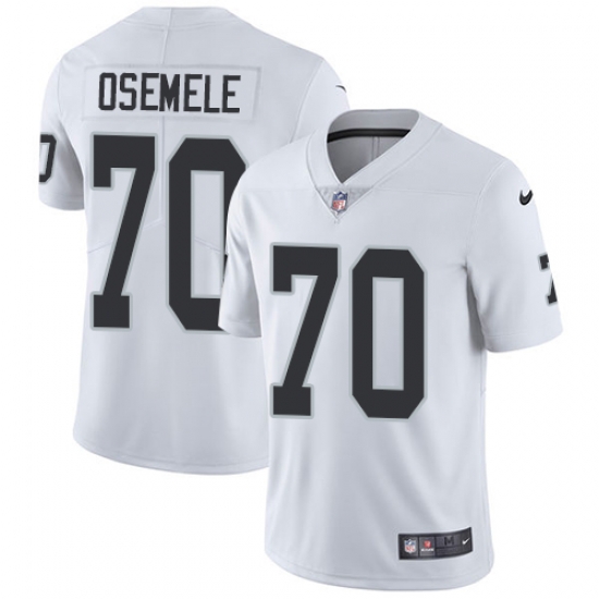 Nike Raiders #70 Kelechi Osemele White Mens Stitched NFL Vapor Untouchable Limited Jersey Nike Raiders #70 Kelechi Osemele White Mens Stitched NFL Vapor Untouchable Limited Jersey