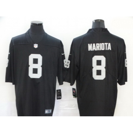 Nike Raiders 8 Marcus Mariota Black Vapor Untouchable Limited Jersey Nike Raiders 8 Marcus Mariota Black Vapor Untouchable Limited Jersey