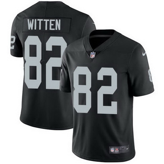 Nike Raiders 82 Jason Witten Black Team Color Men Stitched NFL Vapor Untouchable Limited Jersey Nike Raiders 82 Jason Witten Black Team Color Men Stitched NFL Vapor Untouchable Limited Jersey