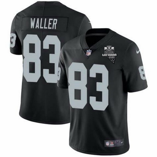 Nike Raiders 83 Darren Waller Black 2020 Inaugural Season Vapor Untouchable Limited Jersey Nike Raiders 83 Darren Waller Black 2020 Inaugural Season Vapor Untouchable Limited Jersey