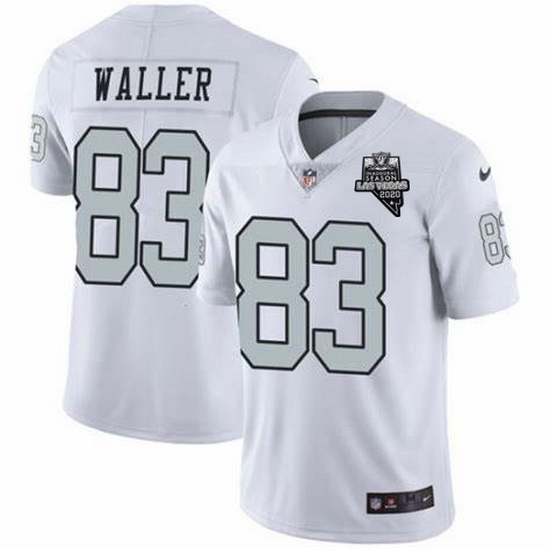Nike Raiders 83 Darren Waller White 2020 Inaugural Season Vapor Untouchable Limited Jersey Nike Raiders 83 Darren Waller White 2020 Inaugural Season Vapor Untouchable Limited Jersey