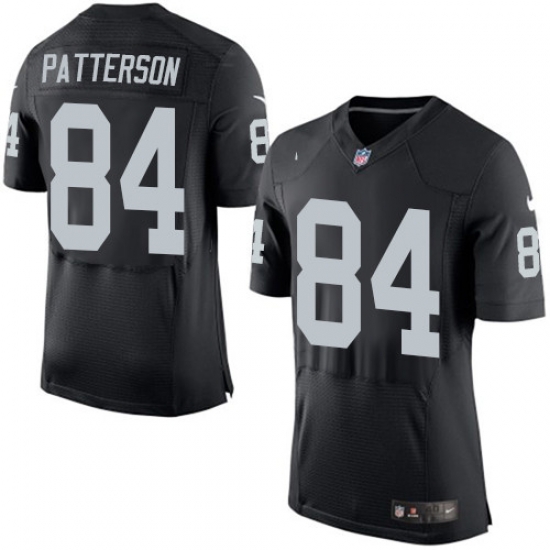 Nike Raiders #84 Cordarrelle Patterson Black Team Color Mens Stitched NFL New Elite Jersey Nike Raiders #84 Cordarrelle Patterson Black Team Color Mens Stitched NFL New Elite Jersey