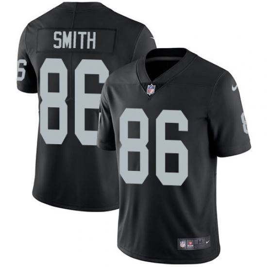 Nike Raiders #86 Lee Smith Black Team Color Mens Stitched NFL Vapor Untouchable Limited Jersey Nike Raiders #86 Lee Smith Black Team Color Mens Stitched NFL Vapor Untouchable Limited Jersey