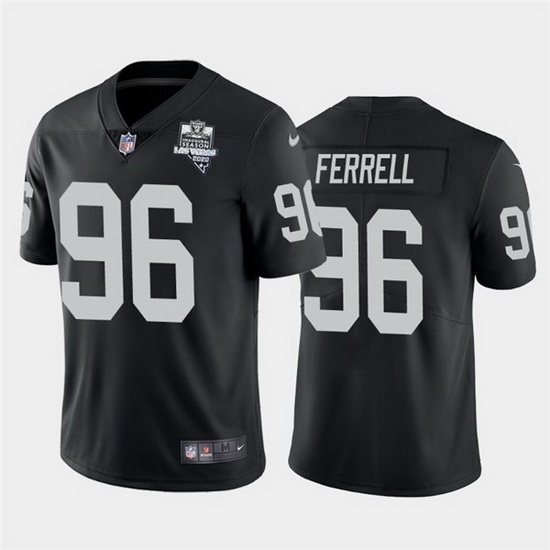 Nike Raiders 96 Clelin Ferrell Black 2020 Inaugural Season Vapor Untouchable Limited Jersey Nike Raiders 96 Clelin Ferrell Black 2020 Inaugural Season Vapor Untouchable Limited Jersey