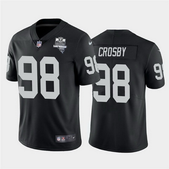 Nike Raiders 98 Maxx Crosby Black 2020 Inaugural Season Vapor Untouchable Limited Jersey Nike Raiders 98 Maxx Crosby Black 2020 Inaugural Season Vapor Untouchable Limited Jersey