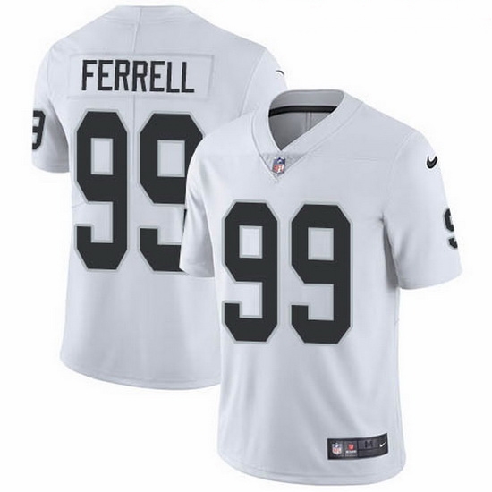 Nike Raiders 99 Clelin Ferrell White Men Stitched NFL Vapor Untouchable Limited Jersey Nike Raiders 99 Clelin Ferrell White Men Stitched NFL Vapor Untouchable Limited Jersey