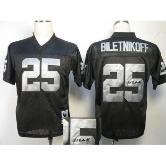 Oakland Raiders 25 Fred Biletnikoff Black Throwback M&N Signed NFL Jerseys Oakland Raiders 25 Fred Biletnikoff Black Throwback M&N Signed NFL Jerseys