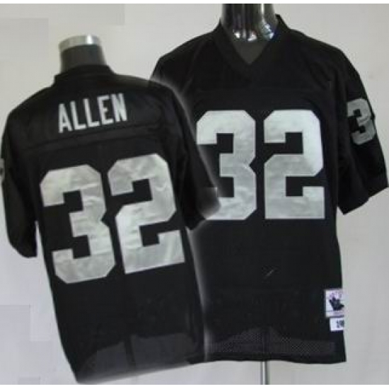 Oakland Raiders 32 M.Allen black throwback Jersey mitchellandness Oakland Raiders 32 M.Allen black throwback Jersey mitchellandness